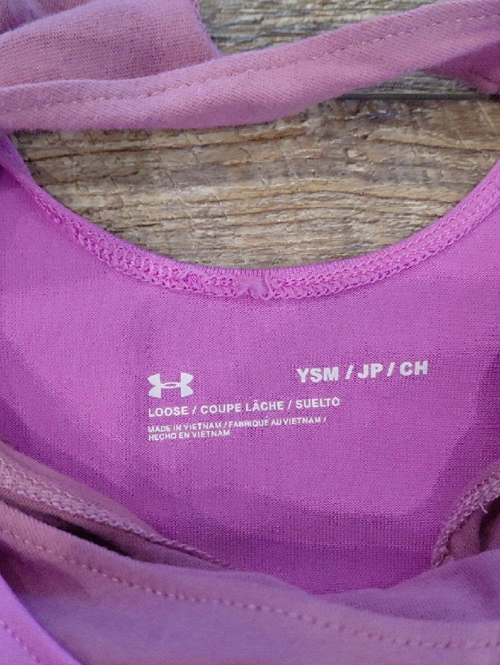 Girls Pink Racerback Tank Top - Picture 2 of 4